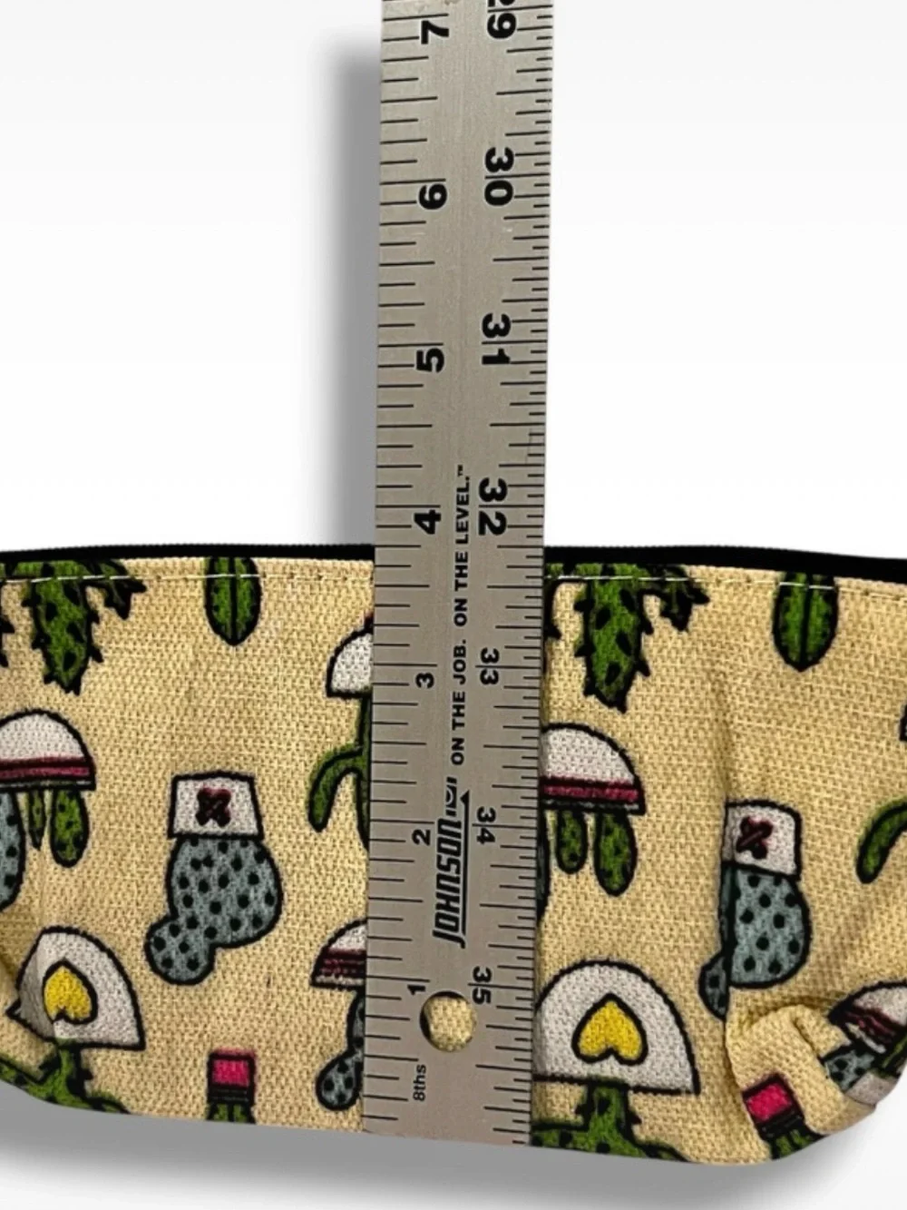 NEW -Set of 3 Coordinating cosmetic pencil pouches Cactus Canvas D-7